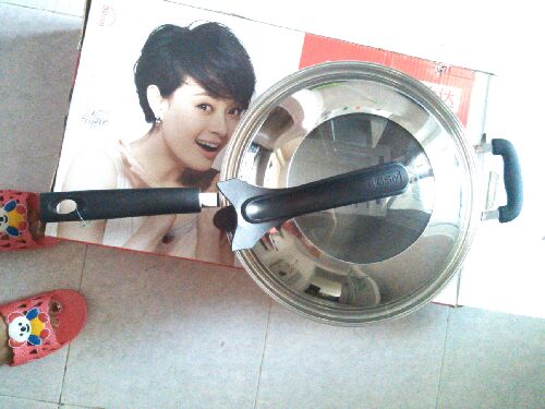 爱仕达（ASD）炒锅铁锅 32cm无涂层新三代锈不了铸铁电磁炉燃气通用WG8332QB 实拍图