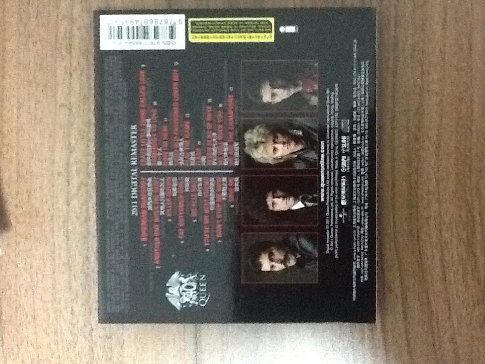 皇后乐队：成军十年精选2011全新数字录音版（CD） 实拍图