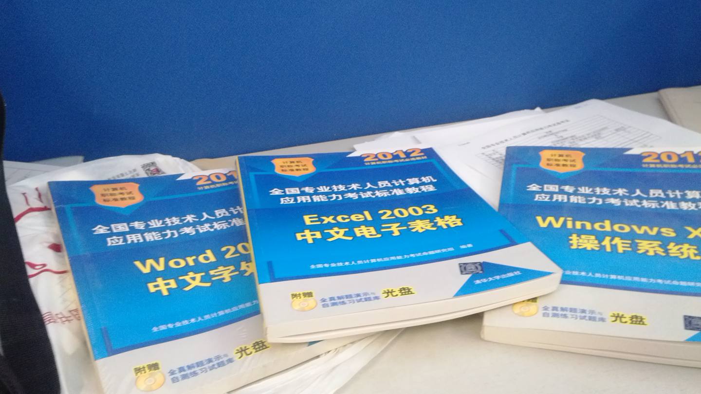 全国专业技术人员计算机应用能力考试标准教程：Word 2003中文字处理（配光盘） 晒单实拍图