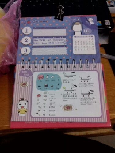 我的小煮意之蛇年台历书：挨过世界末日，相会白娘子，2013我要幸福！ 实拍图