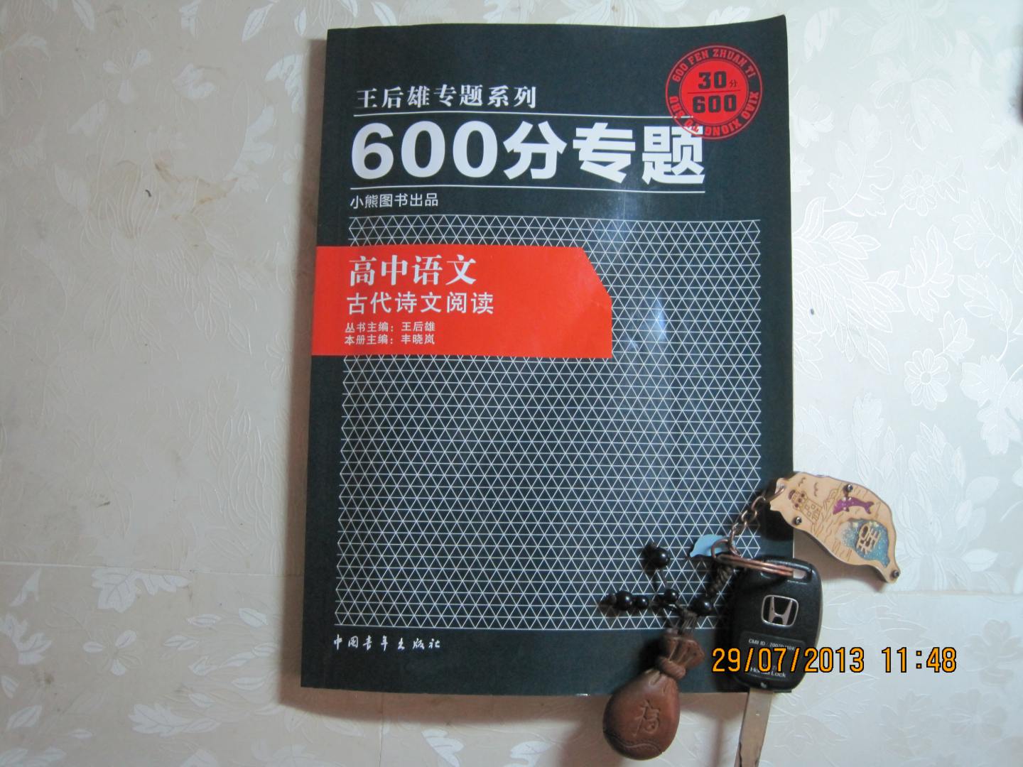 王后雄专题系列·600分专题·高中语文：古代诗文阅读（2013版） 实拍图