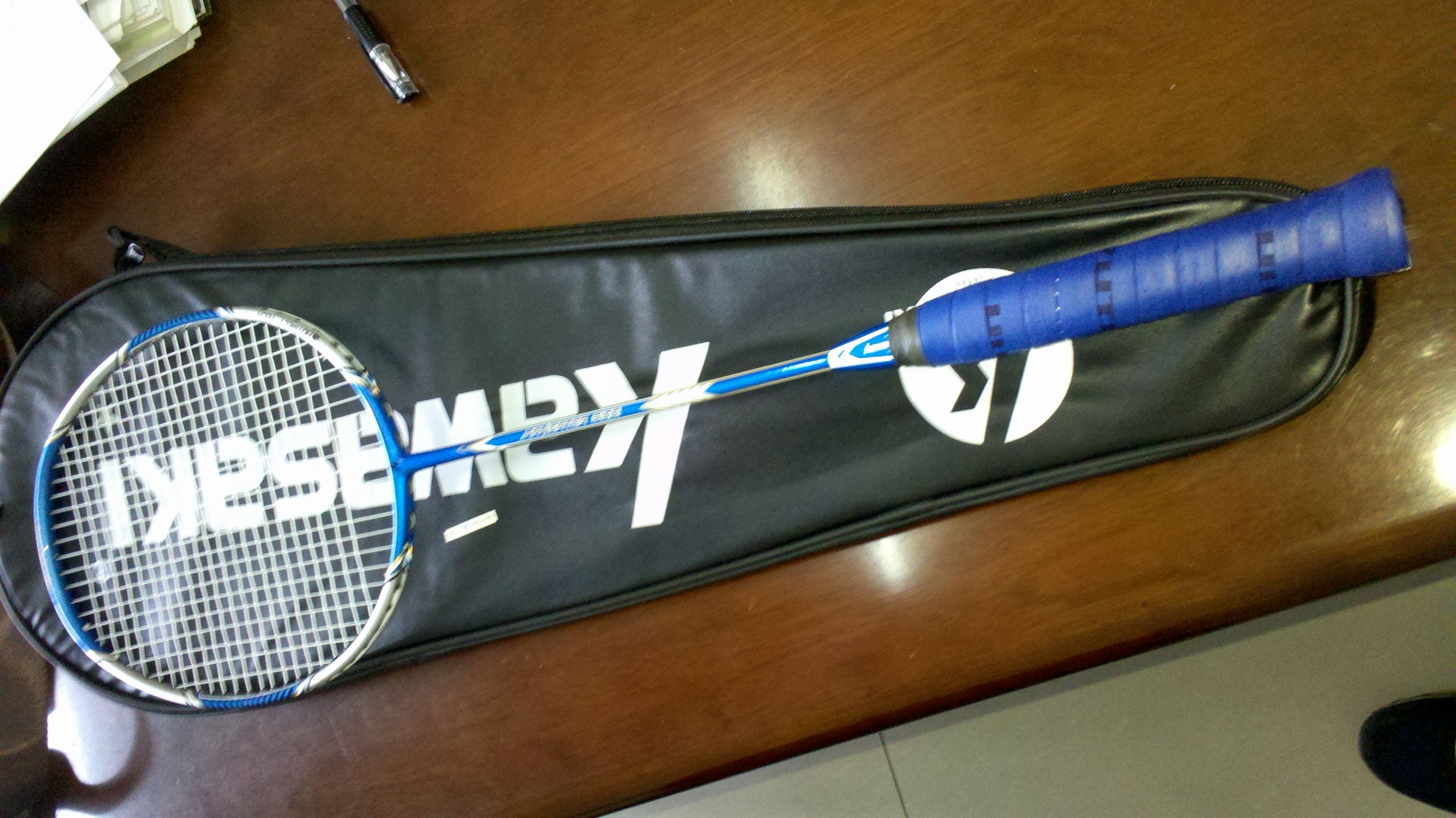 kawasaki川崎羽毛球拍 全碳素轻盈羽拍子 男士女士用 攻守平衡 g3 荧