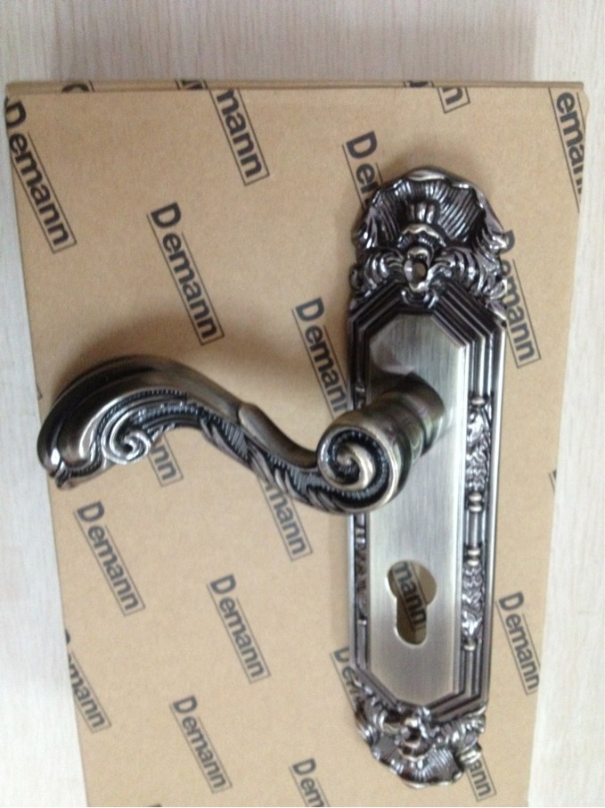 Demann德曼Demann亮光青古铜室内房门锁 左开 实拍图