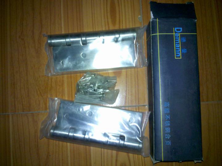 Demann不锈钢4吋合页 单片装 HY1212D 实拍图