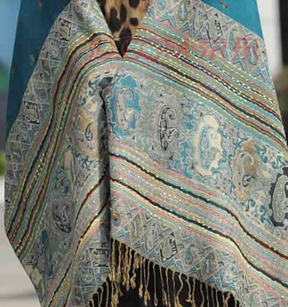 江南故事围巾女秋冬季经典英伦格子羊毛围脖男女情侣款礼盒装 深灰色 实拍图