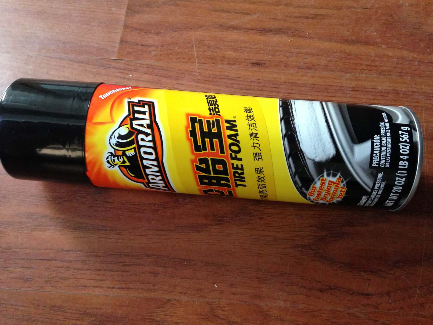 牛魔王(Armorall) 轮胎宝泡沫上光剂 汽车轮胎清洗剂轮胎泡沫光亮剂 轮胎宝 600ml 1瓶 实拍图