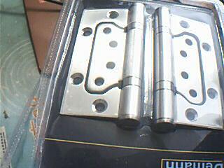 Demann不锈钢4吋轴承子母合页\/铰链 厚3mm 两片装 HY1210S 实拍图