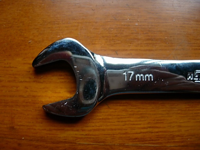 赫力斯 双头开口两用呆头扳手镜面抛光汽修扳手双呆扳手/单只 14-17mm 047741 实拍图