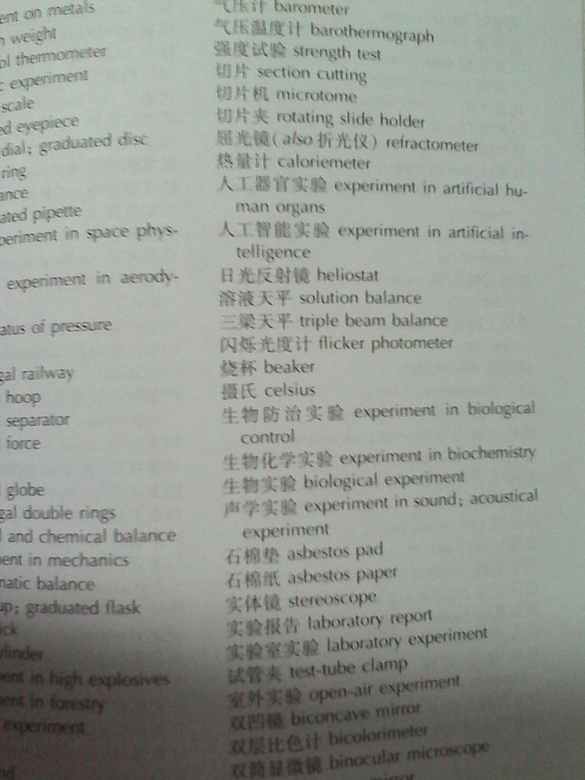 汉英口译词典 实拍图