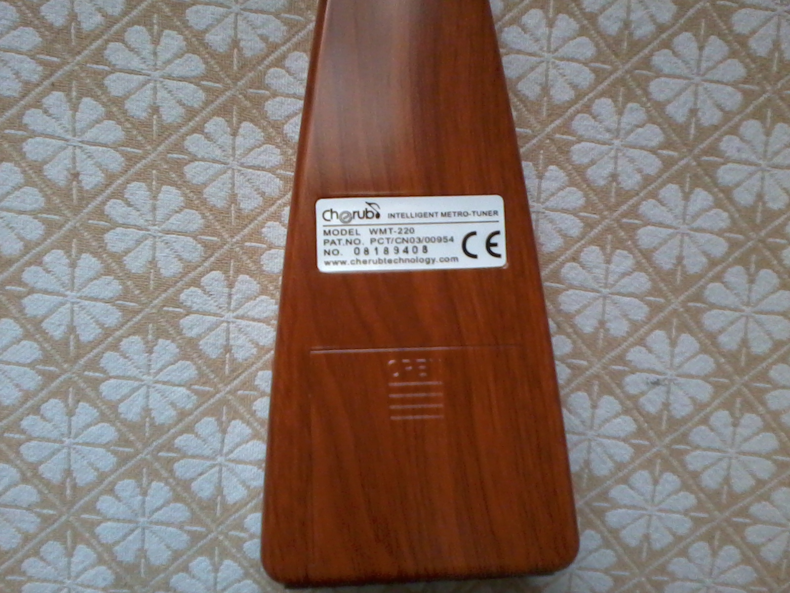 CHERUB小天使 WMT-220小提琴吉他架子鼓人声数拍钢琴节拍器电子通用款 木纹色 实拍图