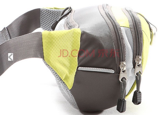 亨得利腰包女户外运动健身小胸包男潮韩版时尚休闲女包旅行斜挎包 绿色 实拍图