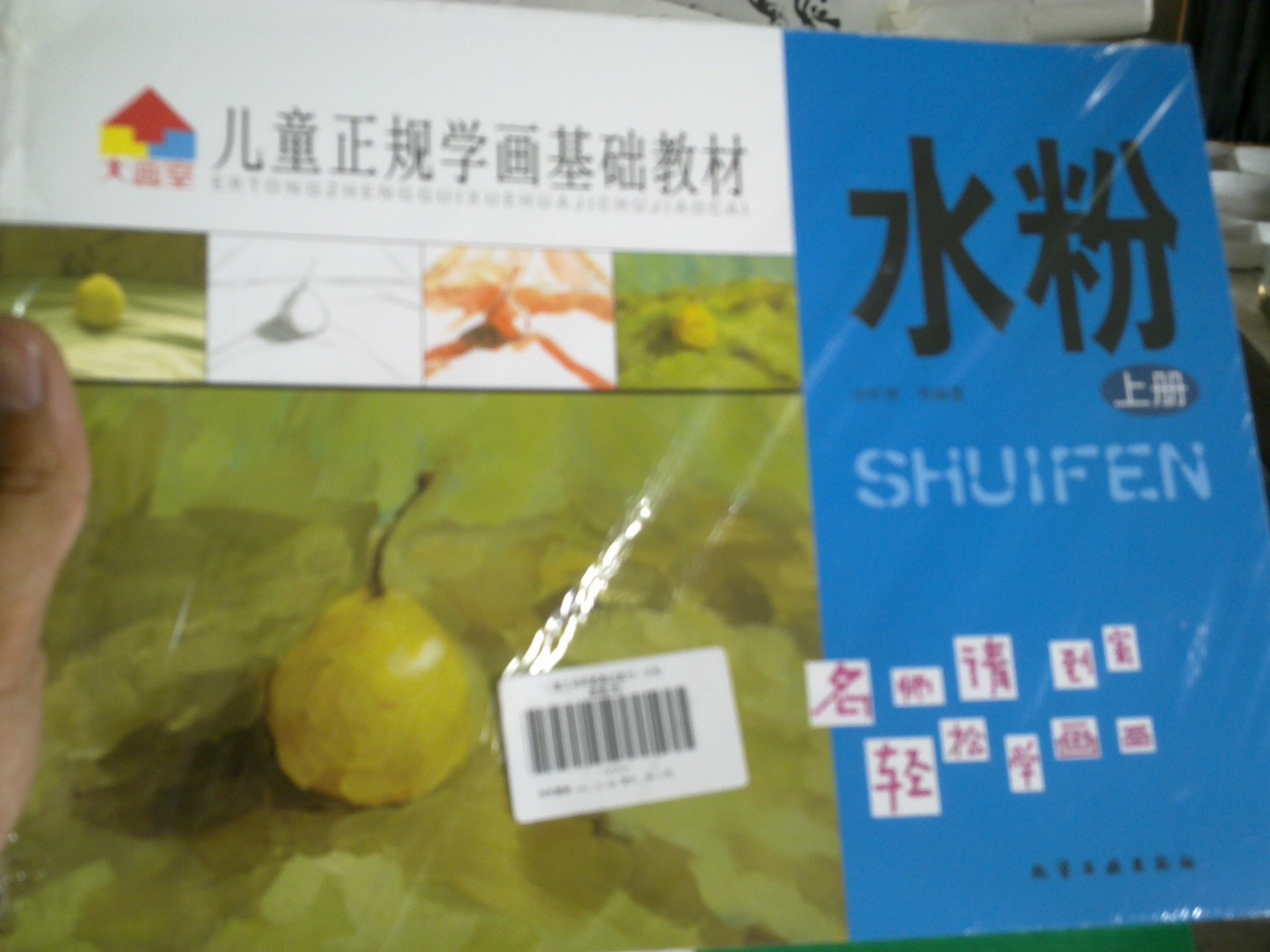 儿童正规学画基础教材：水粉（套装上下册） 实拍图