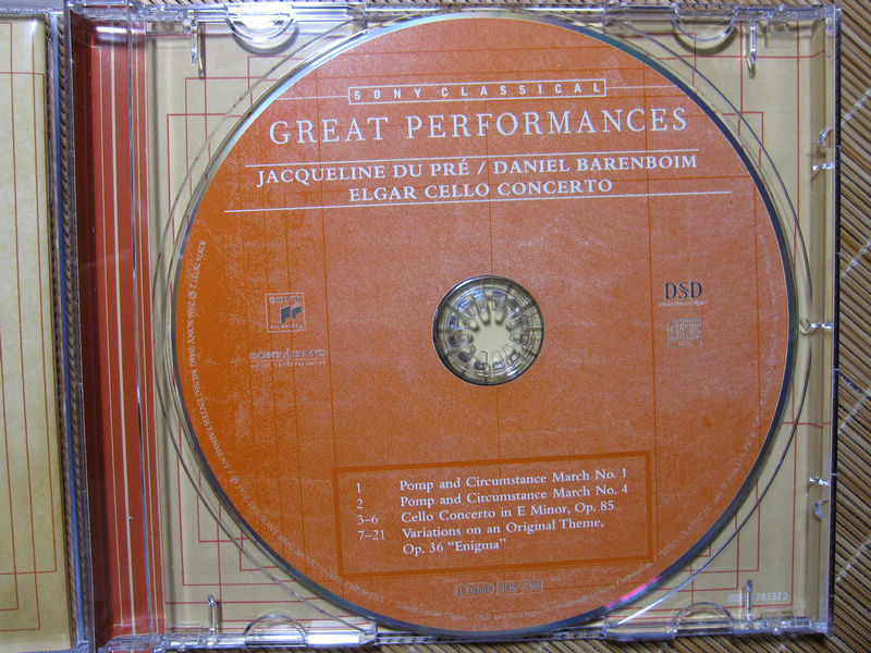 进口CD 埃尔加大提琴协奏曲等（杜普雷）（CD） 晒单实拍图