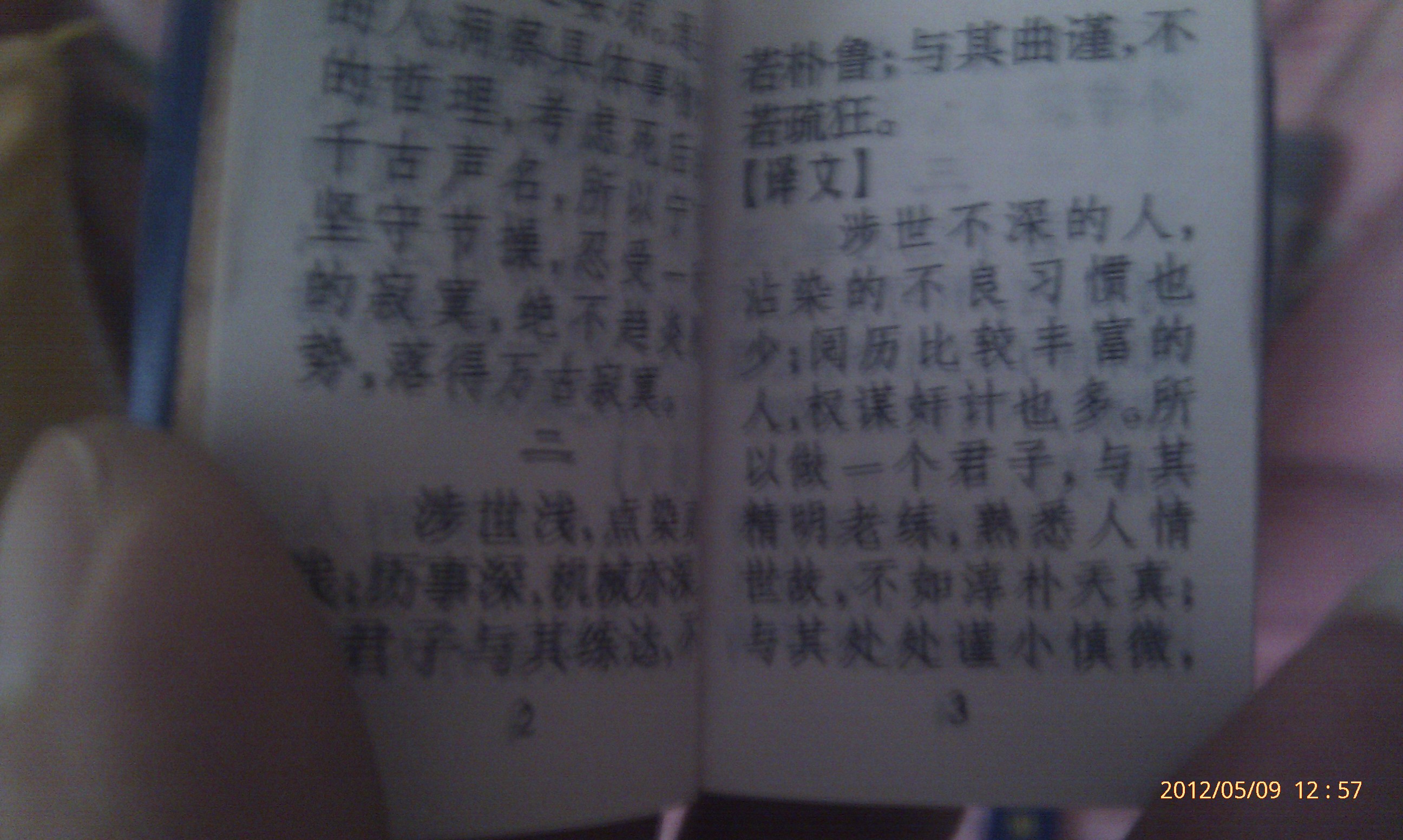 菜根谭 实拍图
