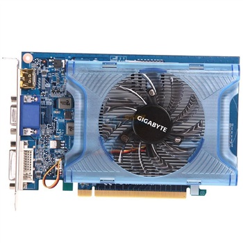 技嘉(gigabyte)gt220 gv-n220oc-1gi版 720/1600 1024m/128位 ddr3