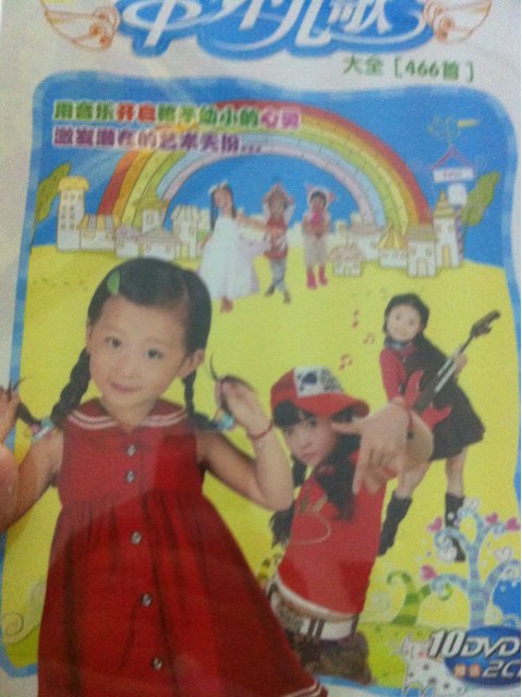 儿童启蒙必备：中外儿歌大全466首（10DVD+2CD）（京东专卖） 实拍图