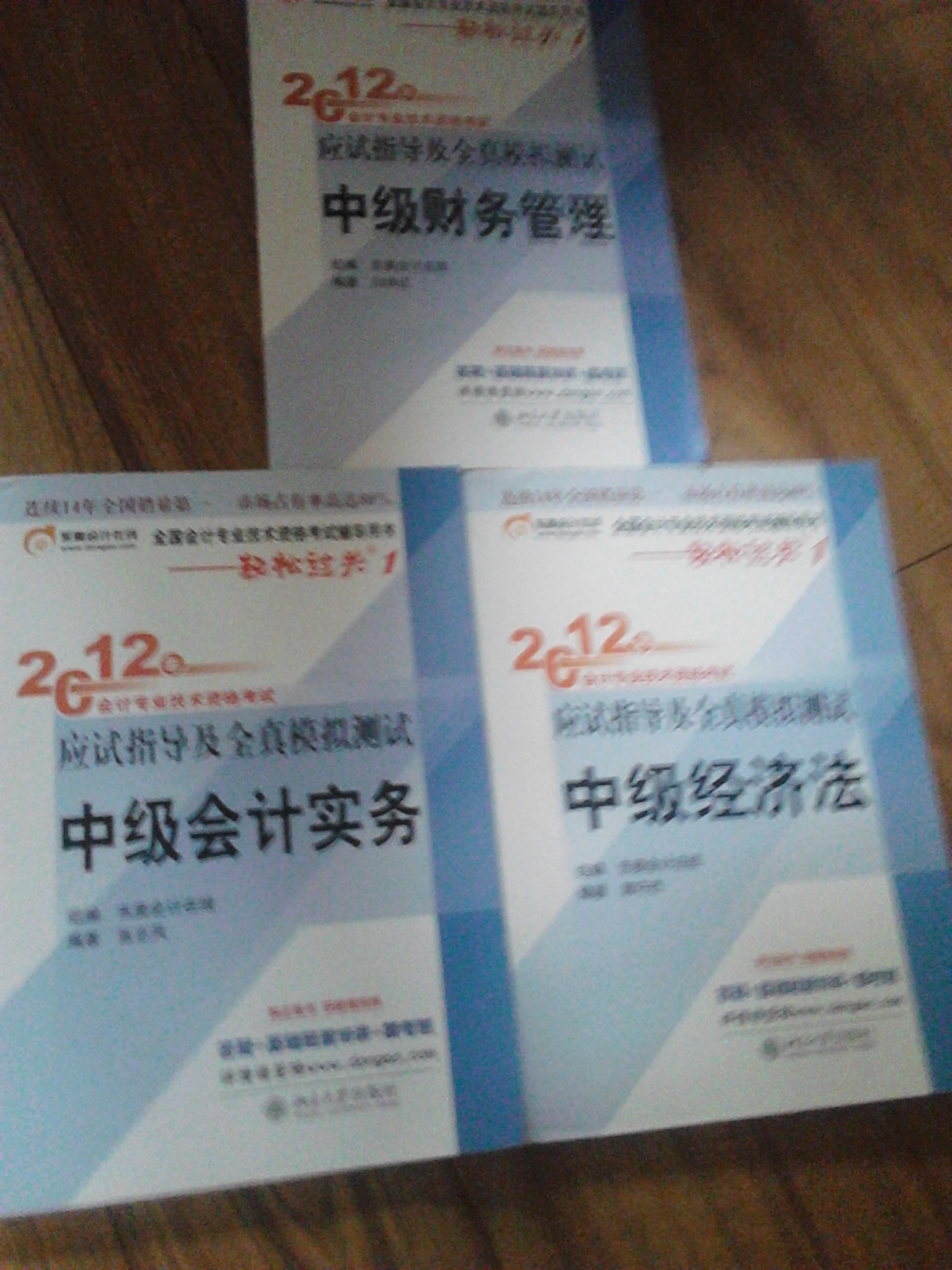 2012年会计专业技术资格考试·应试指导及全真模拟测试·轻松过关1：中级会计实务 实拍图