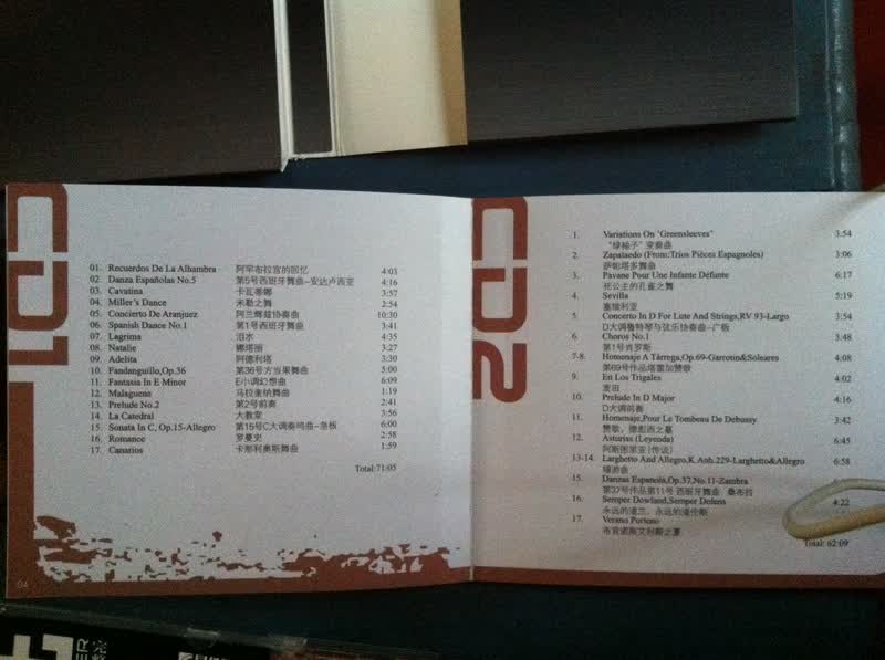 史上最受欢迎的吉他名曲（2CD） 实拍图