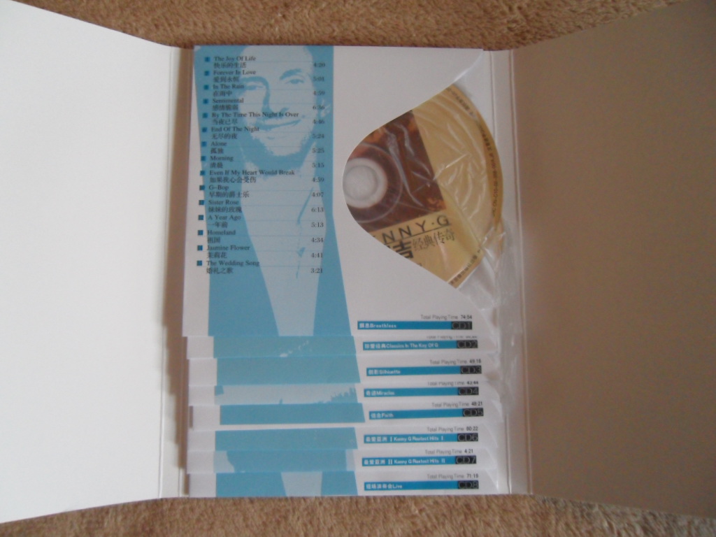 音乐收藏馆：肯尼吉经典传奇（8CD） 晒单实拍图