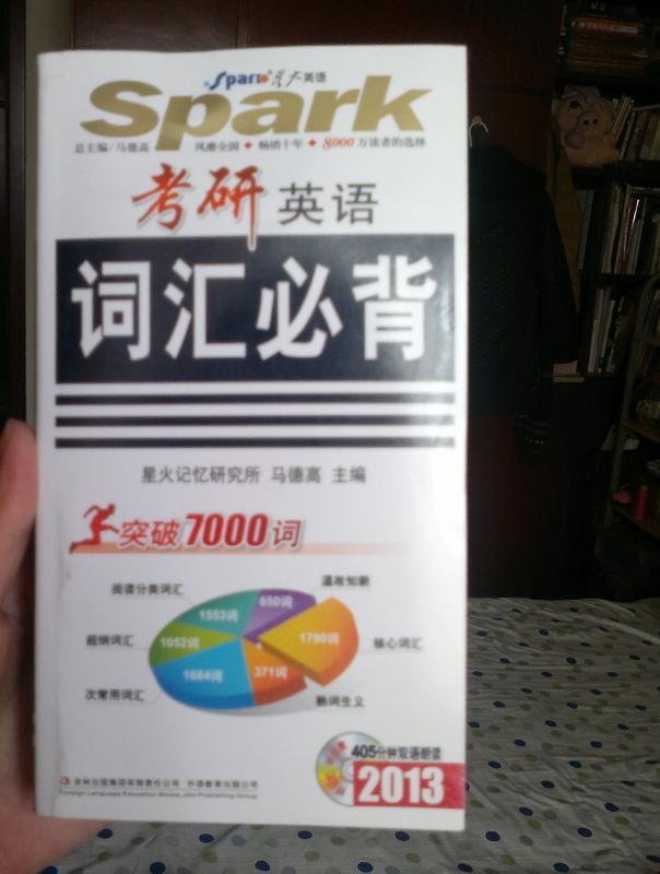 星火英语·考研英语：词汇必背（2013）（附光盘1张） 实拍图
