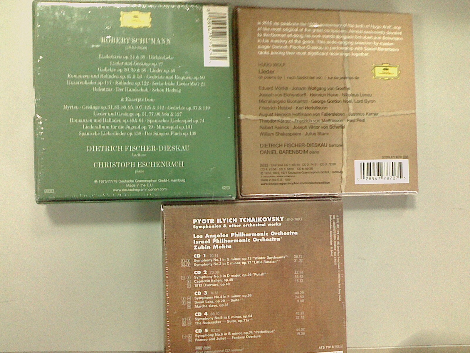 进口CD DG 费舍尔迪斯考：沃尔夫艺术歌曲集（ADD）（6CD） 晒单实拍图
