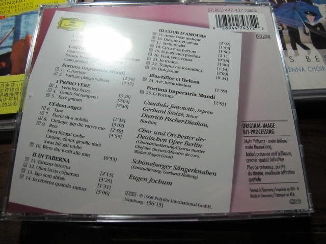 进口CD 奥尔夫布兰诗歌（CD） 实拍图