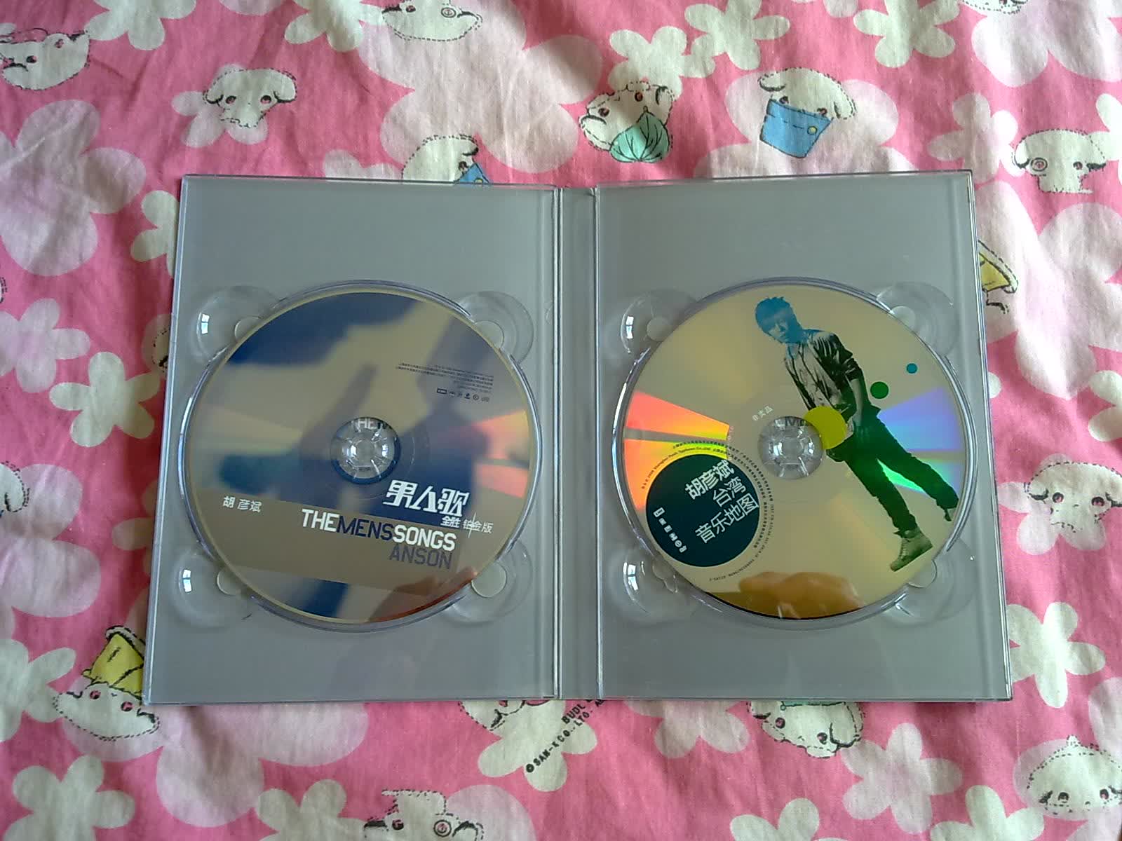 胡彦斌：男人歌（全胜铂金版）（CD+DVD）（特价）（京东专卖） 实拍图