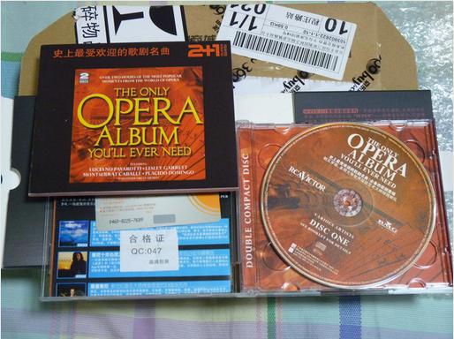 史上最受欢迎的歌剧名曲（2CD） 实拍图