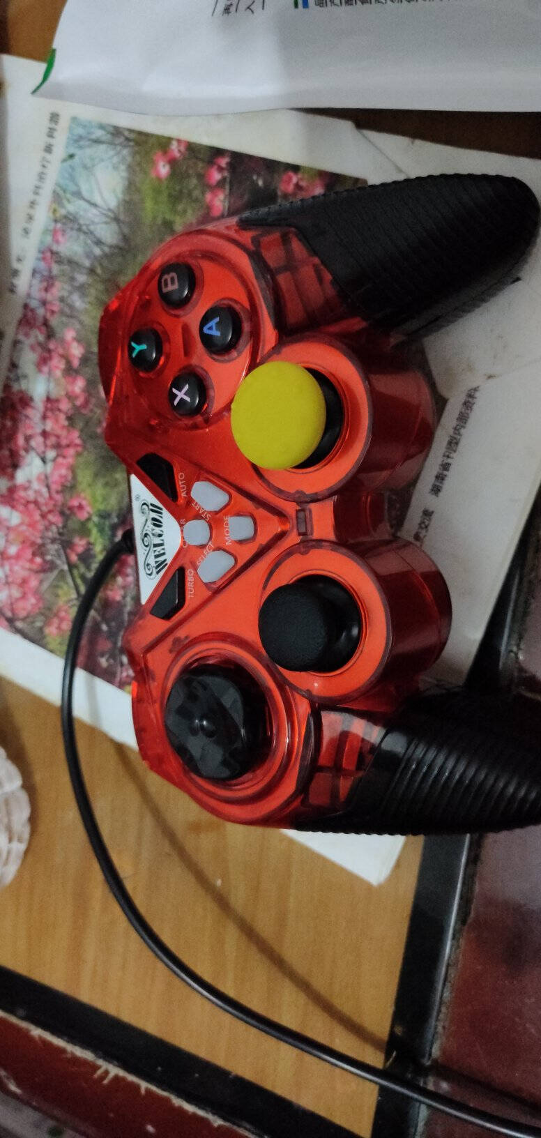 welcom游戏手柄电脑PC安卓电视Xbox360精英PS3有线FIFA赛博朋克NBA2K双打震动黑色【升级版】
