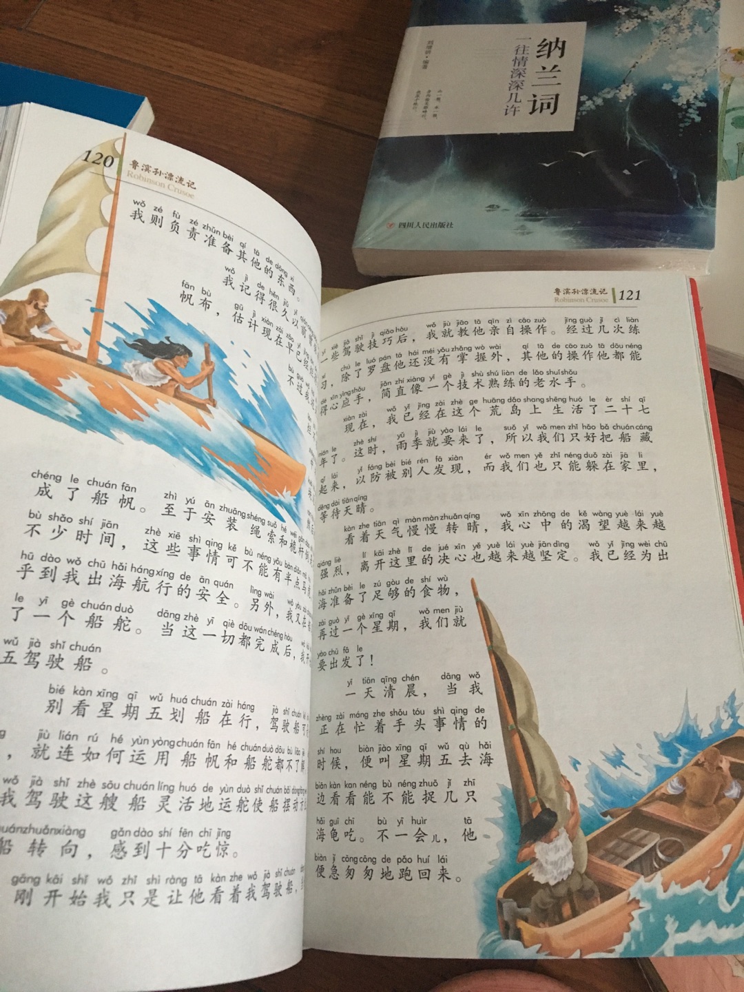 书的质量好，带拼音，彩页，适合会拼音、识字量还不太大的孩子，快递师傅很好～