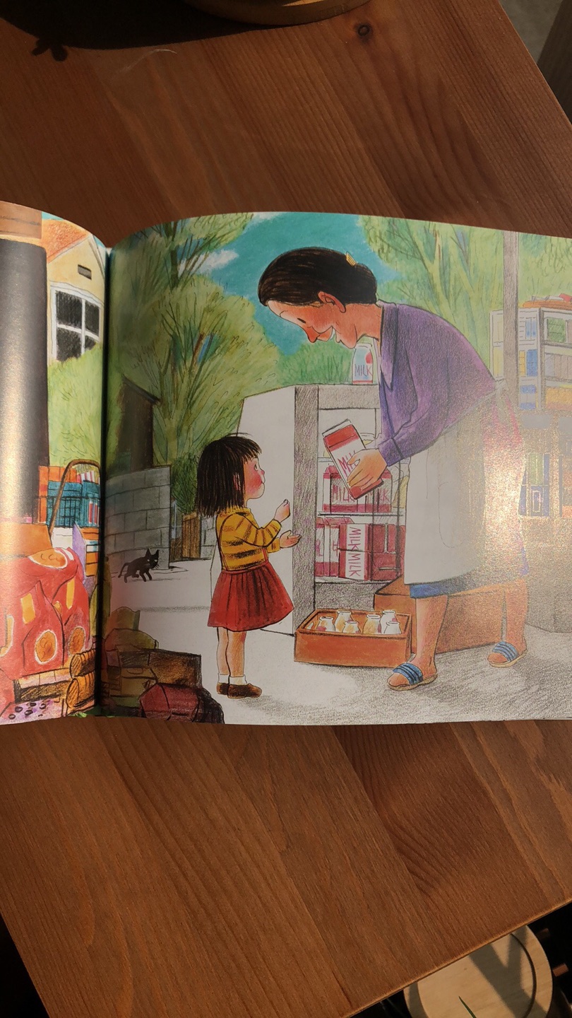 非常喜欢林明子老师的画风 很美 在一个故事里孩子就学会了成长