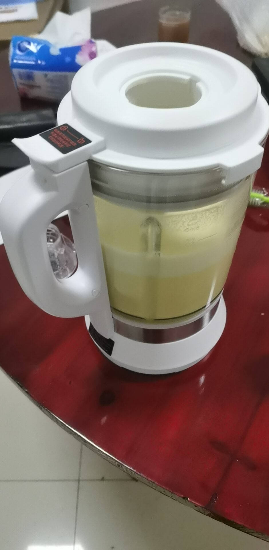 美的(Midea)破壁机家用加热料理机榨汁机绞肉馅机婴儿辅食机可预约豆浆机果汁机PB12Easy219白色