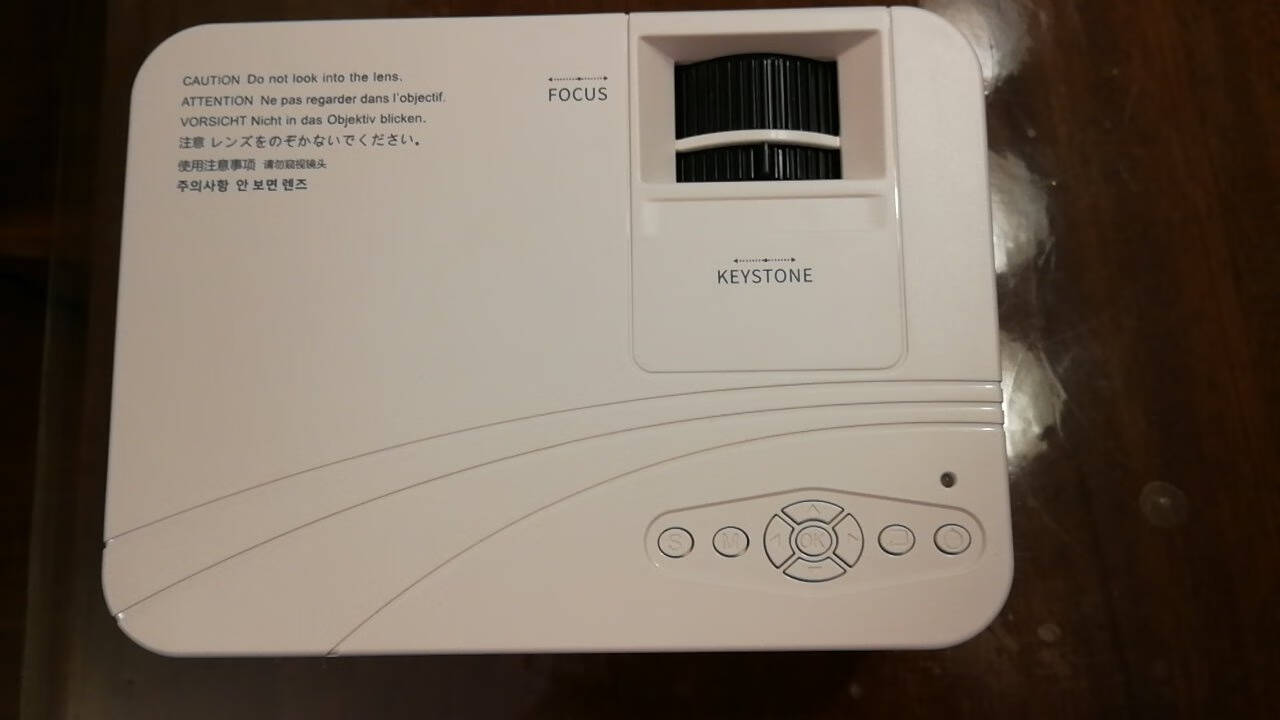 【升级版】瑞视达T1手机投影仪家用迷你全高清微型3D小型投影机便携式办公1080P智能电视家庭影院升级版白色