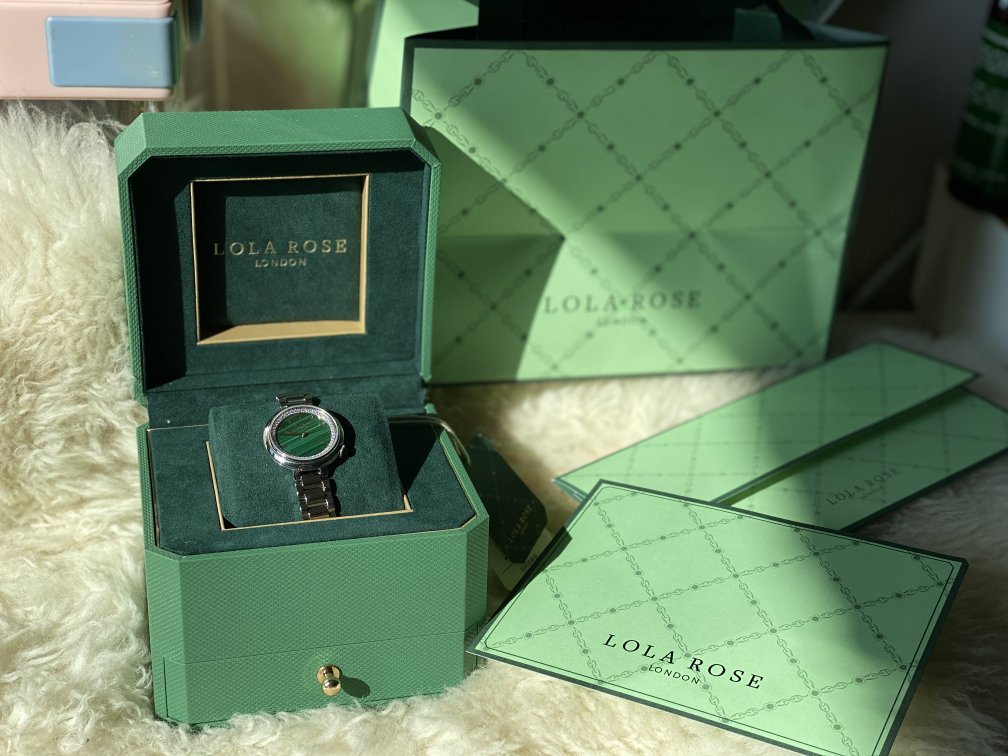 lolarose圆形小绿表手表优雅下午茶灵感2000元左右女友礼物