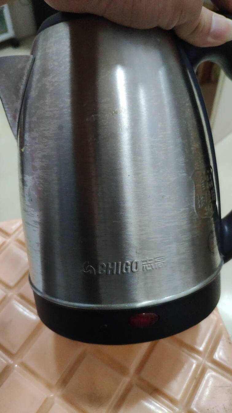 志高(CHIGO)电水壶烧水壶电热水壶304不锈钢1.8L容量ZD18A-708G8银色