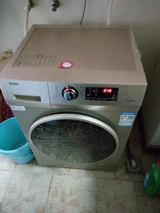 海尔(Haier)洗衣机全自动滚筒洗衣机9公斤变频家用中途加衣高温除菌大容量
