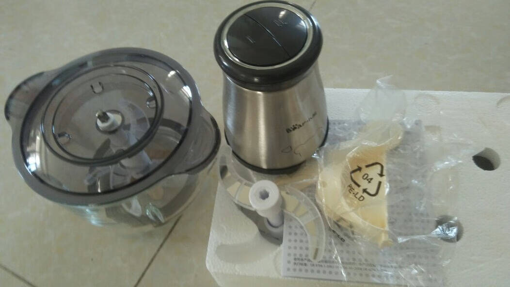 小熊(Bear)绞肉机家用多功能电动料理机饺子绞馅机碎肉机辅食搅拌机搅肉打肉机蒜蓉切菜机QSJ-D03C12L