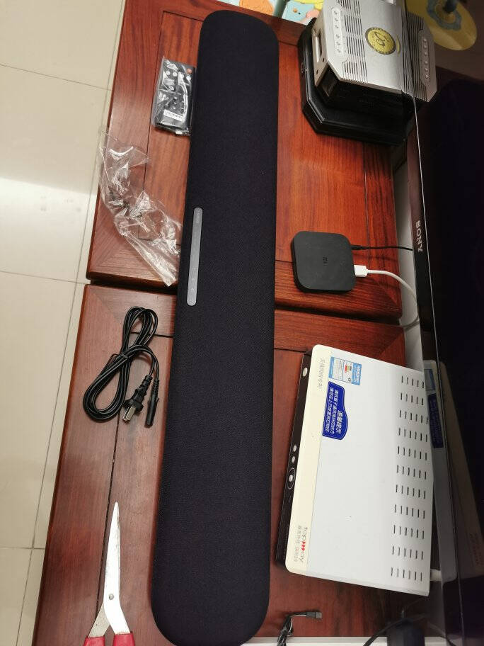 雅马哈(YAMAHA)SR-B20A蓝牙回音壁Soundbar5.1家庭影院(内置低音炮)条形音箱壁挂家用电视音响黑色