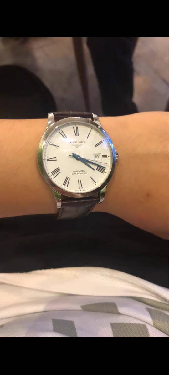 浪琴(Longines)瑞士手表开创者系列机械钢带男表情侣对表L28214116