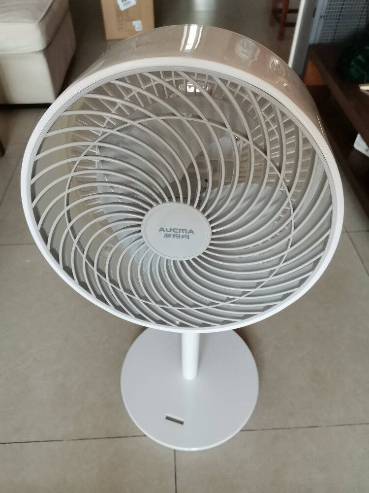 澳柯玛(AUCMA)俯仰90°空气循环扇/电风扇家用小风扇立柱式电扇静音落地扇KYT-18PA026
