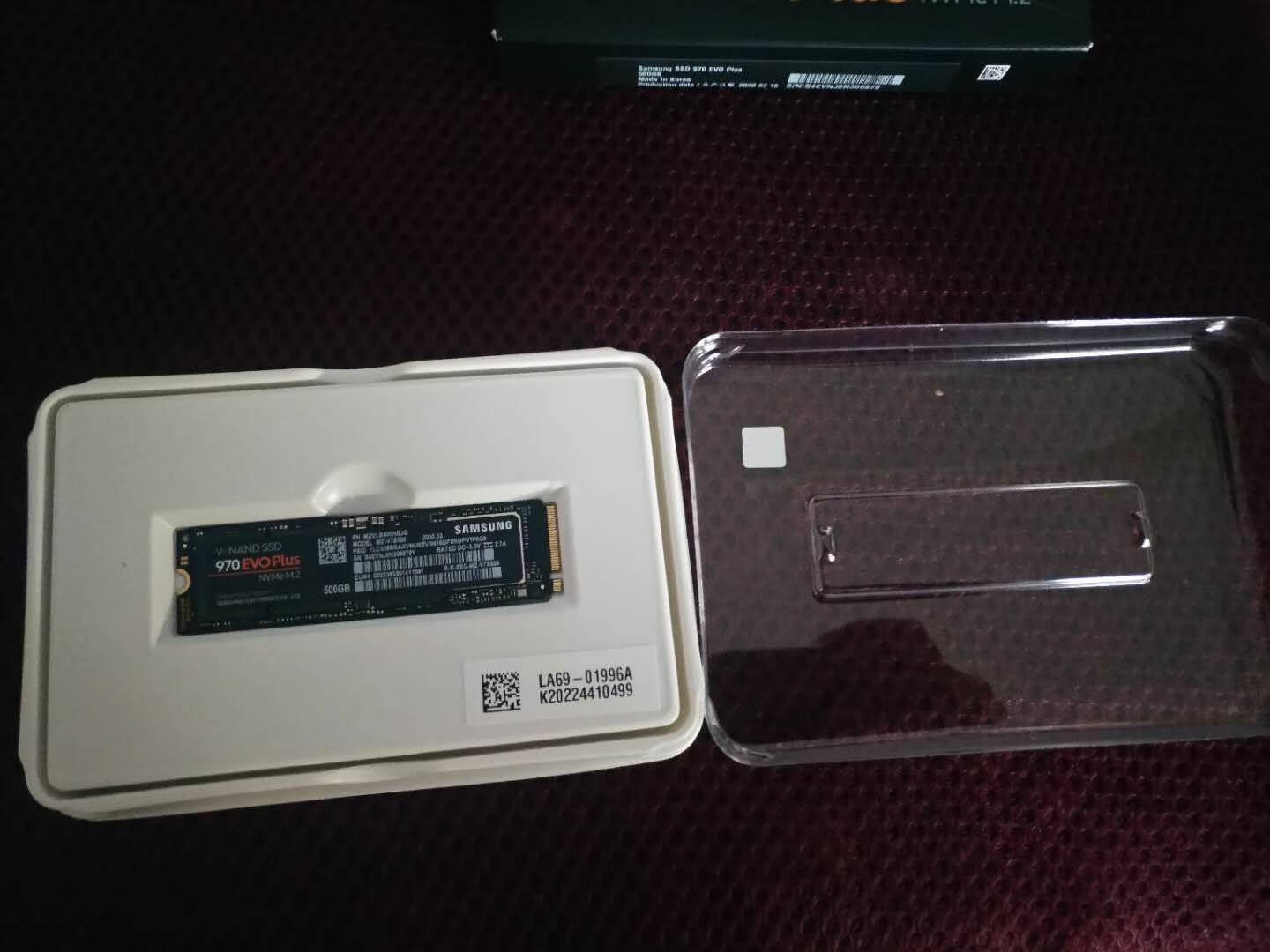 三星(SAMSUNG)500GBSSD固态硬盘M.2接口(NVMe协议)970EVOPlus(MZ-V7S500B)