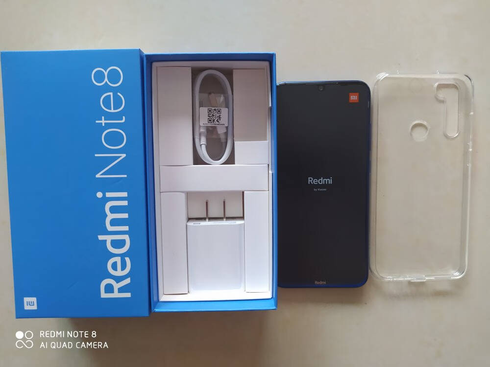 RedmiNote84800万全场景四摄4000mAh长续航高通骁龙66518W快充小金刚品质保证6GB+128GB梦幻蓝游戏智能手机小米红米