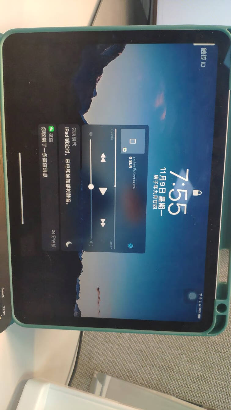 AppleiPadAir10.9英寸平板电脑(2020年新款256GWLAN版/A14芯片/触控ID/全面屏MYFY2CH/A)天蓝色