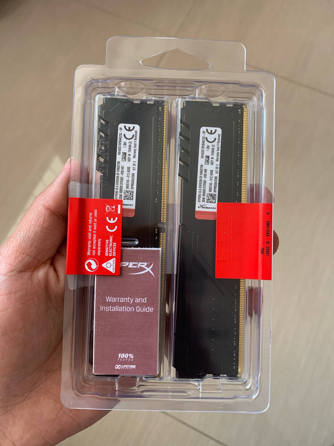 金士顿(Kingston)DDR4320032G(16GX2)套装台式机内存条骇客神条Fury雷电系列