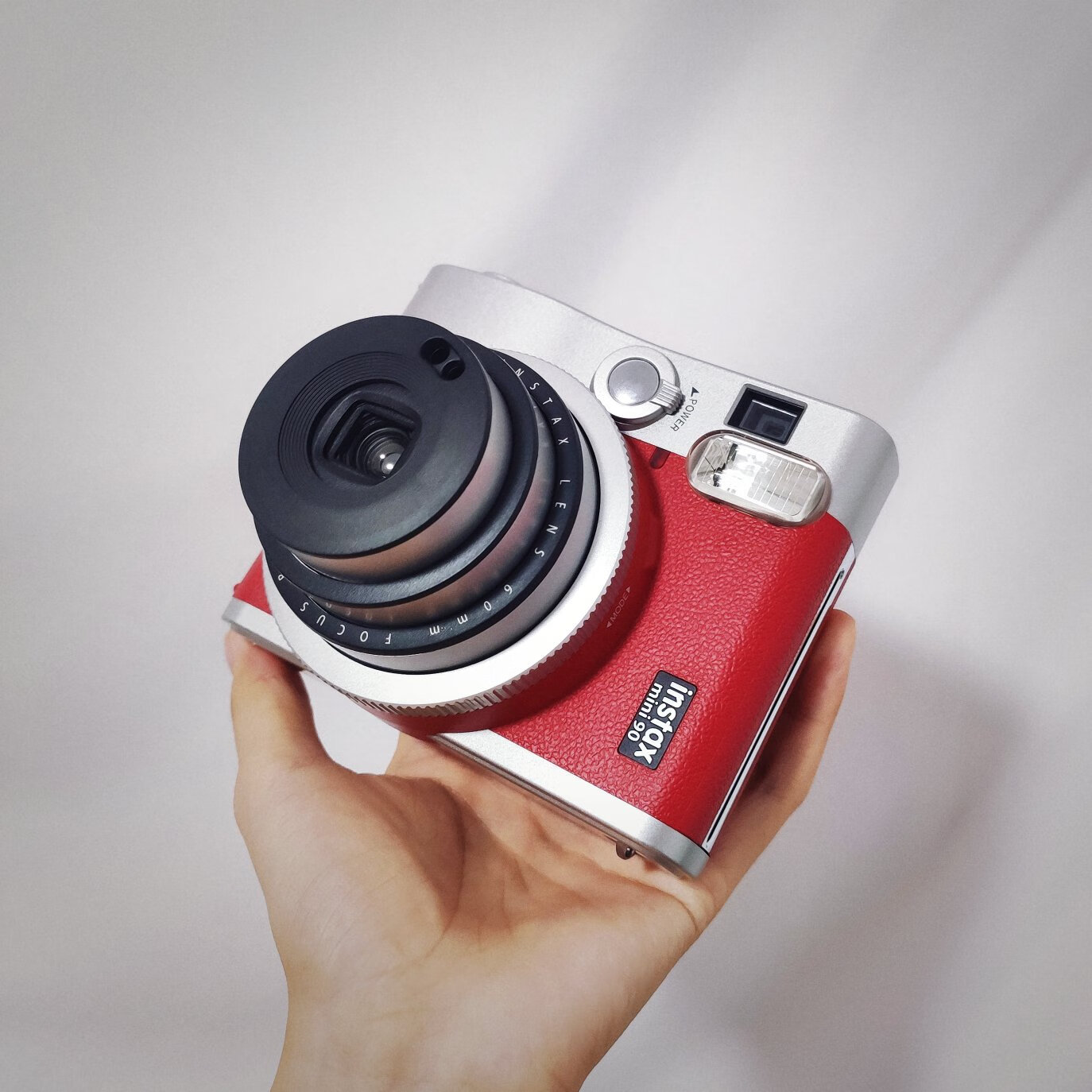 富士instax典藏红立拍立得送女朋友生日毕业礼物