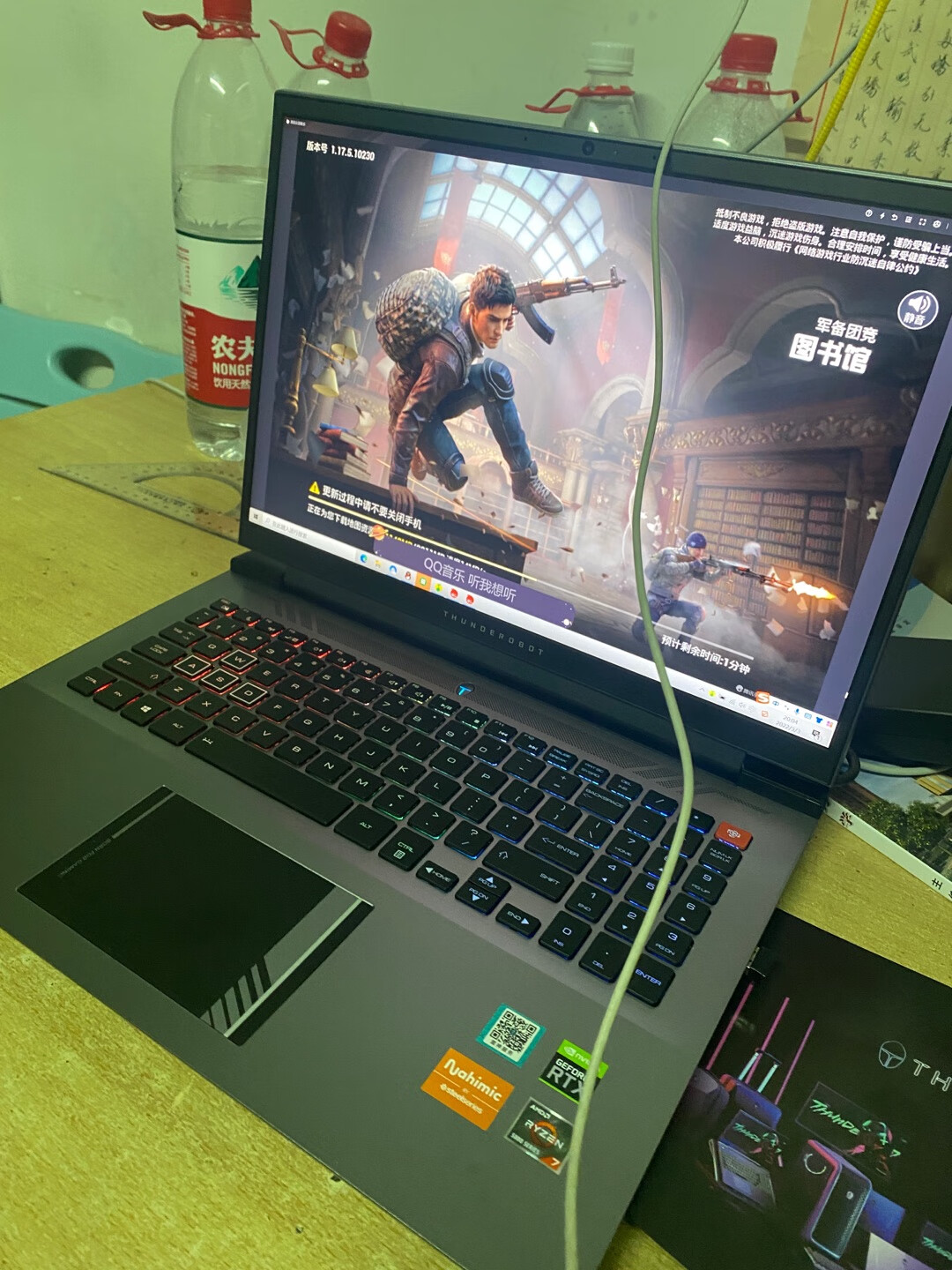 雷神911mt黑武士3(i5 11260h/16gb/512gb/rtx3050)点评