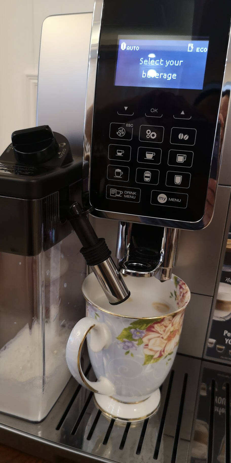 德龙(Delonghi)全自动咖啡机研磨咖啡豆粉两用意式浓缩家用咖啡机ECAM350.15.B【旗舰款】