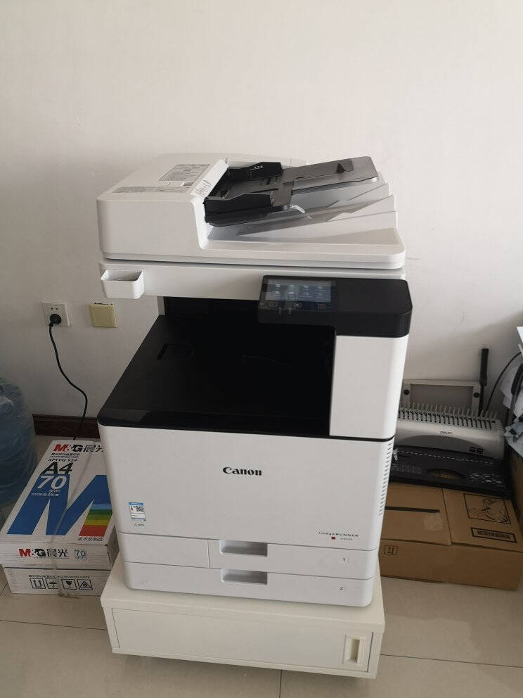 佳能复印机C3120L/C3020/3125彩色激光A3打印机双面大型办公无线WiFi商用扫描复合机C3125双纸盒+输稿器工作台
