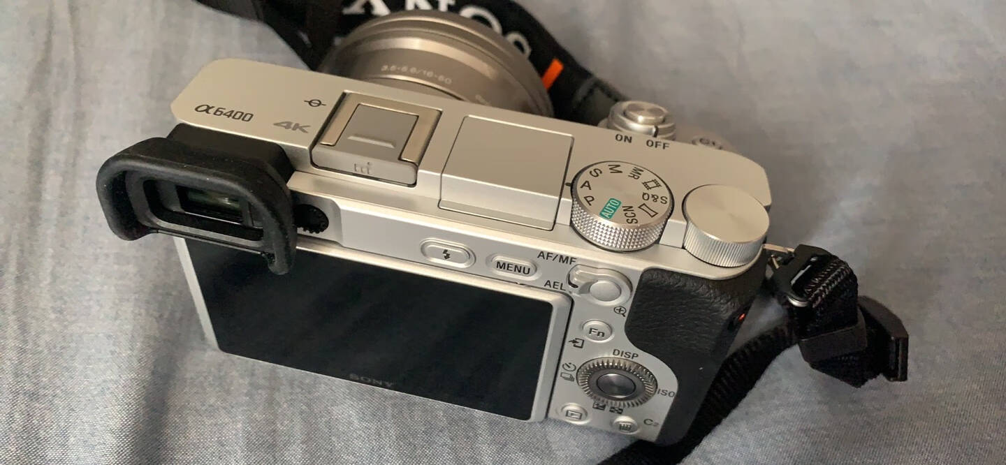 索尼sonyalpha6400apsc画幅微单数码相机标准套装银色ilce6400la6400l