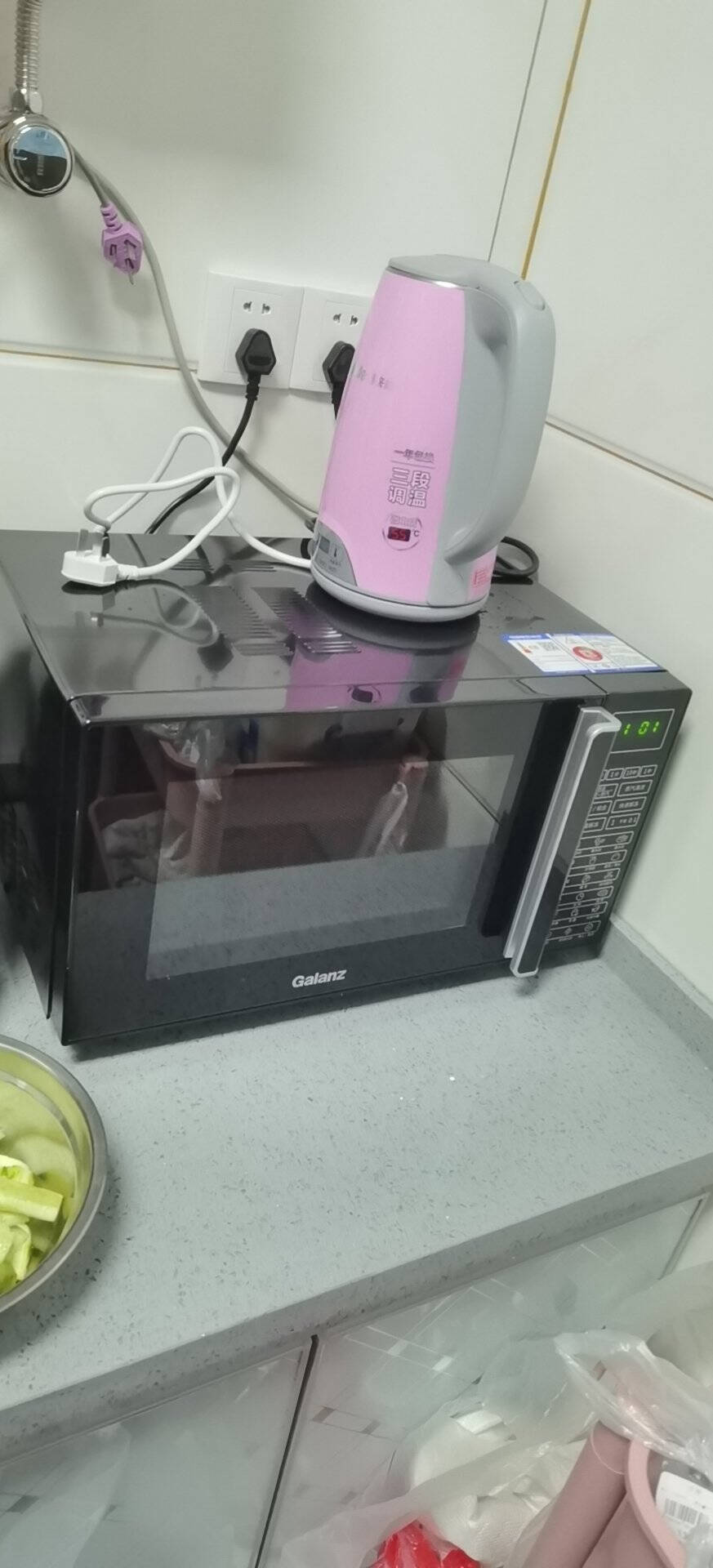格兰仕23升变频微波炉光波炉家用微烤箱一体机900W速热蒸汽感应营养解冻G90F23CN3LV-C2(S5)